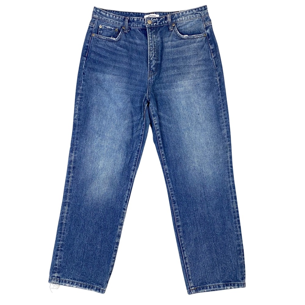 Zenana High Rise Straight Leg Denim Jeans Womens 31 Medium Wash Blue